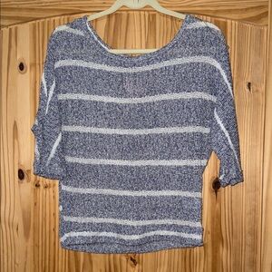 Chris & Carol Blue and White Striped Sweater